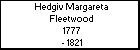 Hedgiv Margareta Fleetwood